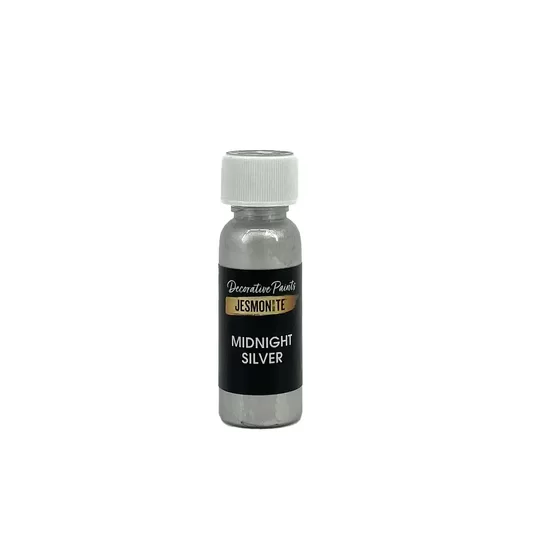 Jesmonite dekoratīvā krāsa - Midnight silver 30 ml