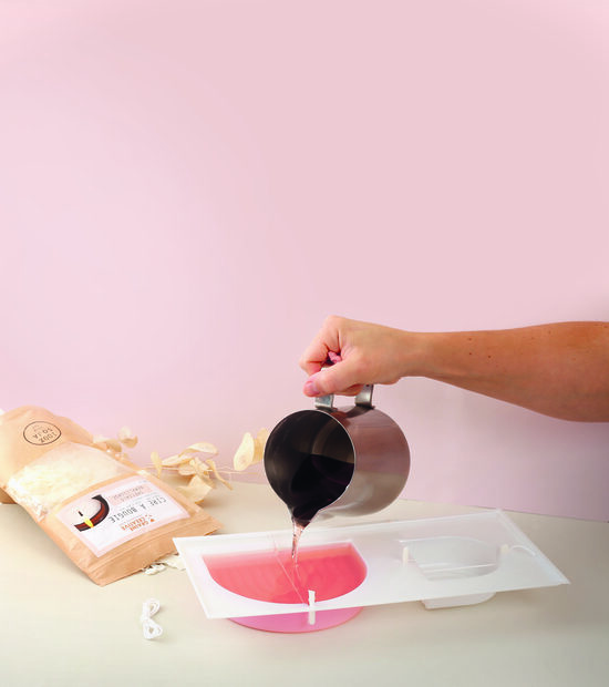 Graine Creative Silikoninė žvakių forma – Vaivorykštė (2 formos)