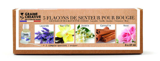 Graine Creative kvapų rinkinys žvakėms 5 × 27 ml