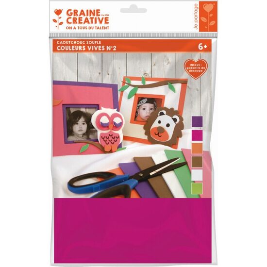 Rubber sheets - Bright colors 2 (6 pcs)