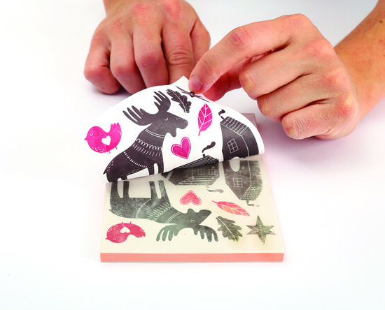 Graine Creative linoraižinio rinkinys „Skandinaviška žiema“