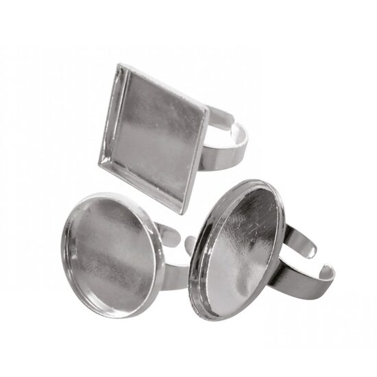 Graine Creative Gredzeni dekorēšanai – Sudraba vai bronzas (15 gab.)