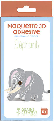 Graine Creative 3D lipdomas modelio rinkinys – Dramblys