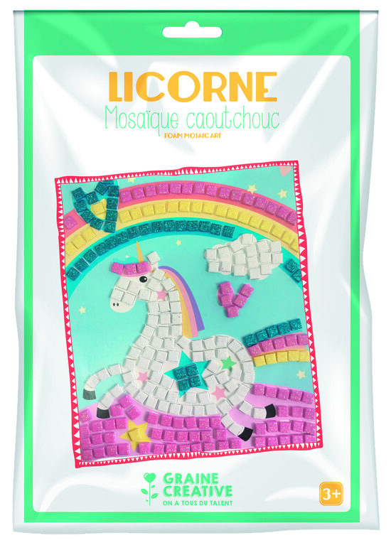 Graine Creative minkštos mozaikos rinkinys – Vienaragis