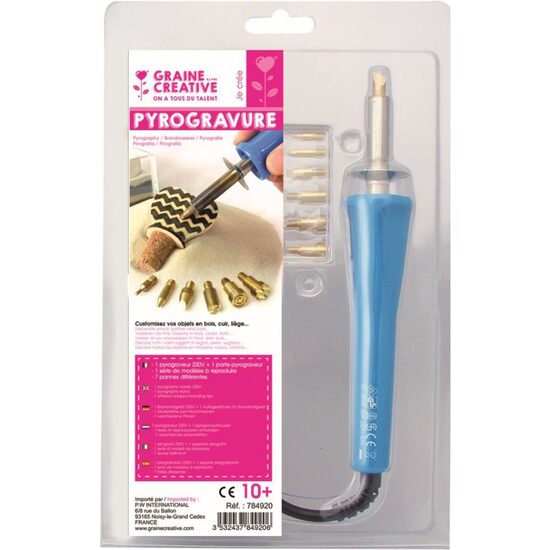 Graine Creative Pirogrāfs+ 7 uzgaļi