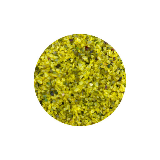 GlassRoxx pārstrādāta stikla granulāts, 150 g - Banana Yellow
