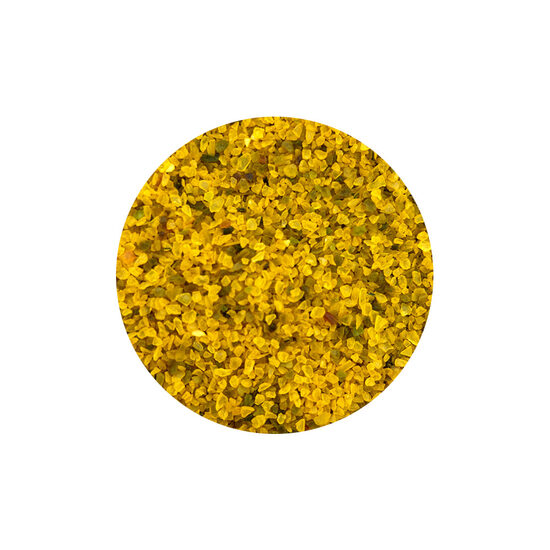 GlassRoxx pārstrādāta stikla granulāts, 150 g - Sunny Yellow