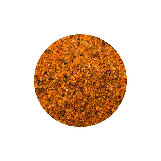 GlassRoxx recycled glass granules, 150 g - Yellow Orange