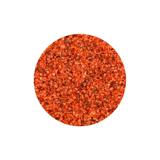 GlassRoxx recycled glass granules, 150 g - Deep Orange