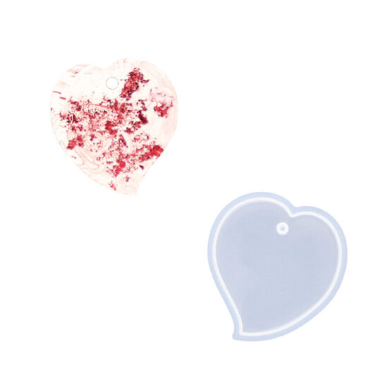 Silicone mold – Asymmetrical heart