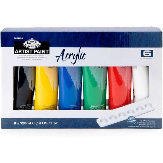 Royal & Langnickel ACR120-6 Akrila krāsu komplekts 6 x 120 ml – 6 gab.