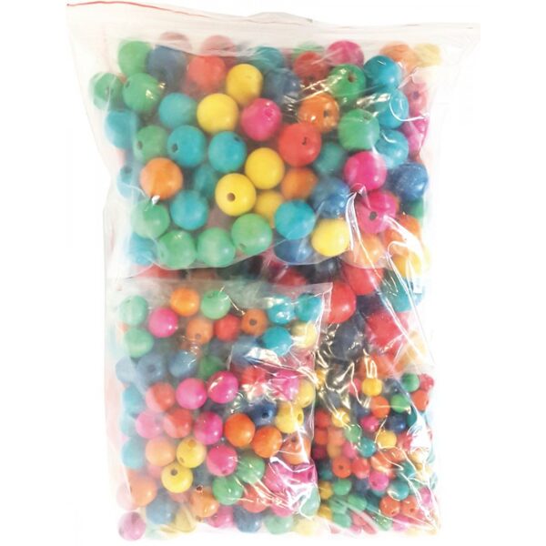 Graine Creative 500 Assorted Beads (D10mmx150 + D15mmx130 + D20mmx120 + D25mmx100)