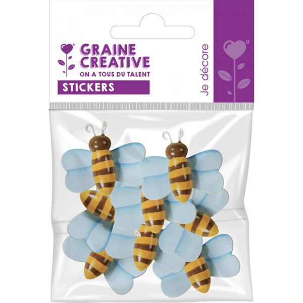 Graine Creative 8 koka bites uzlīmes