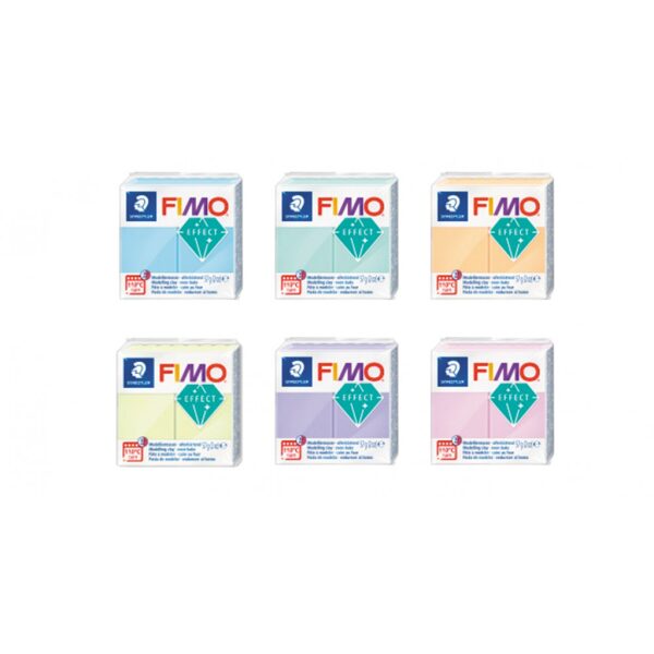 Graine Creative Fimo Effect Clay 57g - Pastel (6 pcs)