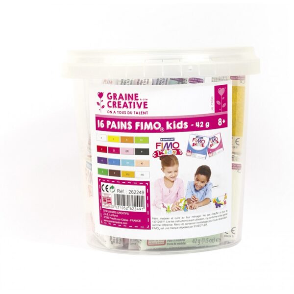 Graine Creative Fimo Clay Kids 42g (16 pcs)