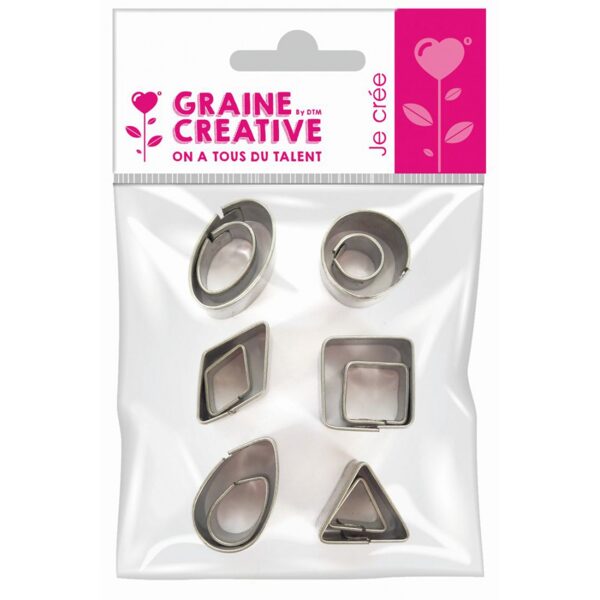 Graine Creative 12 mini metalinių išpjovimo formų