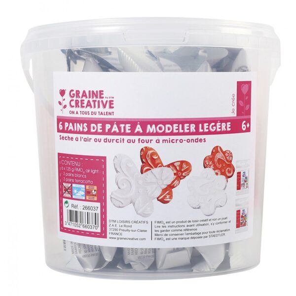 Graine Creative Fimo māls 125g (6 gab.)