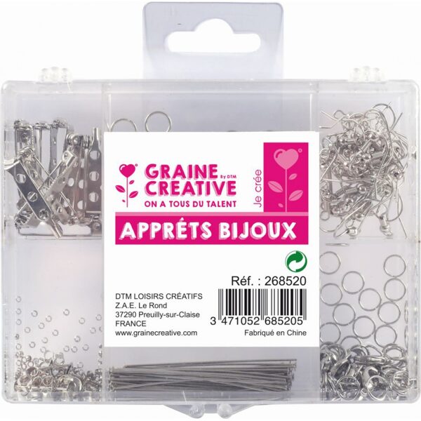 Graine Creative Silver-Plated Plastic Jewellery Box