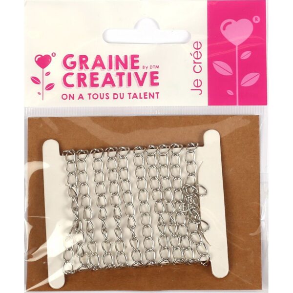 Graine Creative Chain 1m (Ø 3.6mm) - Colour Silver