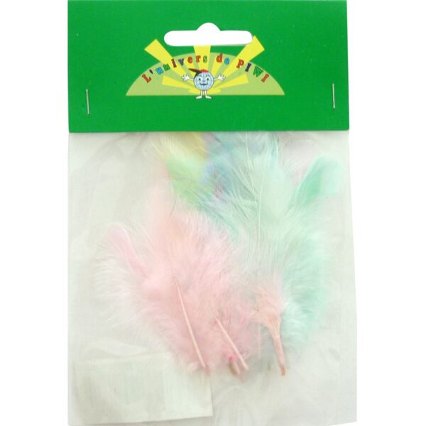 Graine Creative 20 feathers 7cm assorted shades