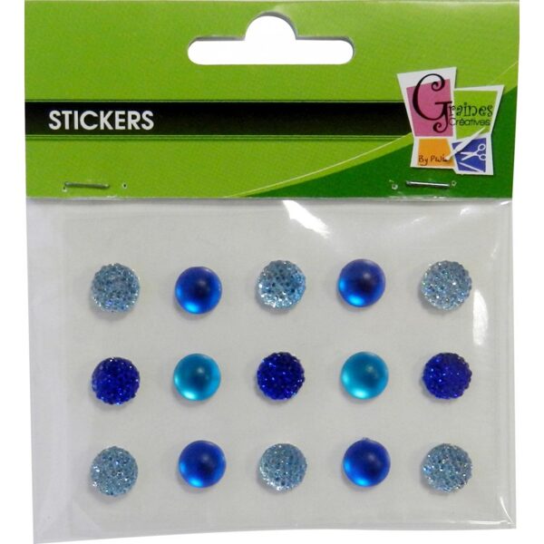 Graine Creative 15 Ice Adhesive Rhinestones - 10 mm