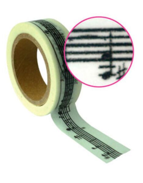 Graine Creative 1 adhesive tape music 15mm x 10m