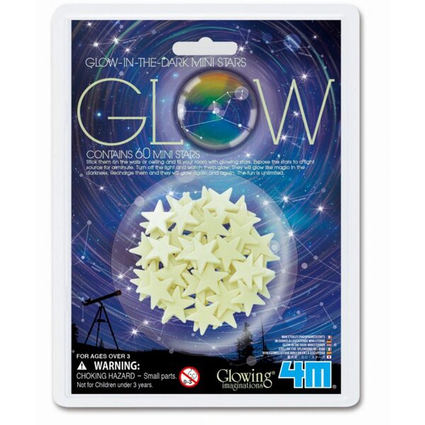 Graine Creative 4M phosphorescent mini-pack: 60 mini white stars 