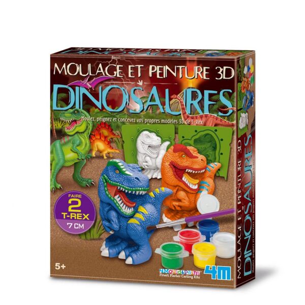 Graine Creative Dino 3D vormi ja värvimis komplekt