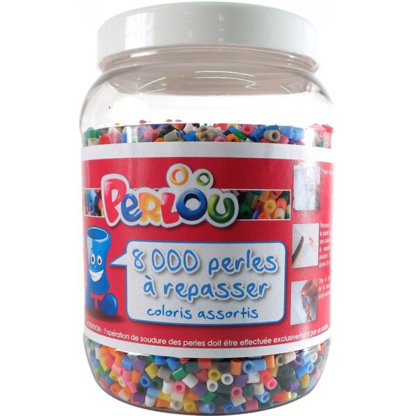 Graine Creative Bucket of 8000 assorted beads (15 colours)