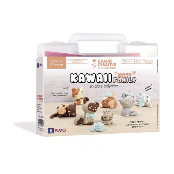 Graine Creative Fimo Clay Kit - Kitty Family