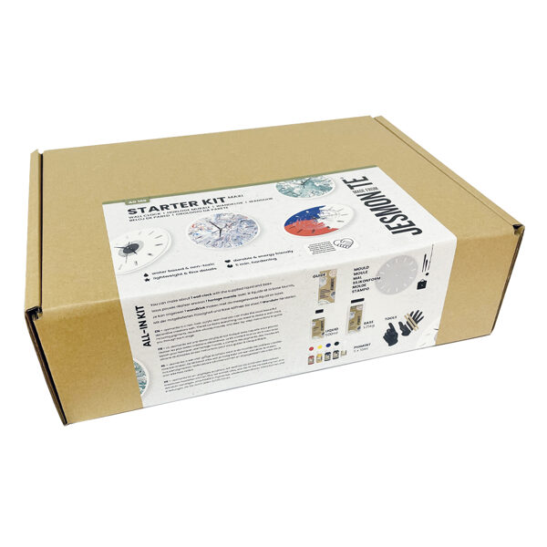 Jesmonite AC 100 Maxi komplekts: pulkstenis, nav iekļautas baterijas