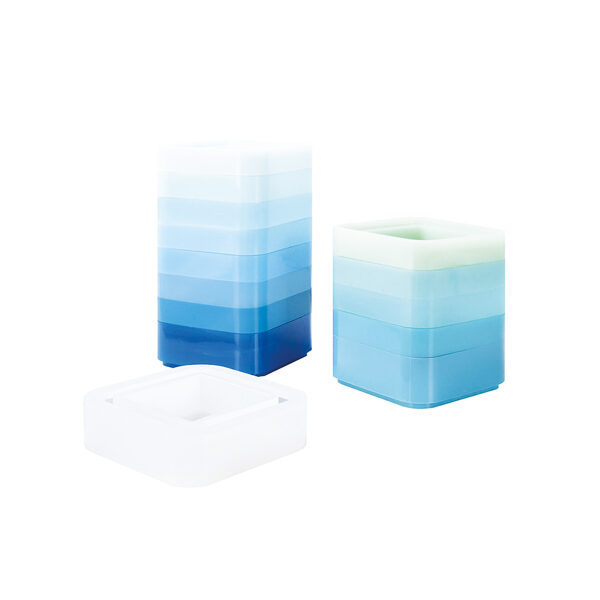 Silicone Mould - Square Stackable (Bottom)