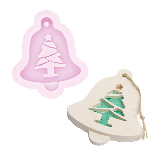 Silikona veidne - Ziemassvētku eglītes kulons