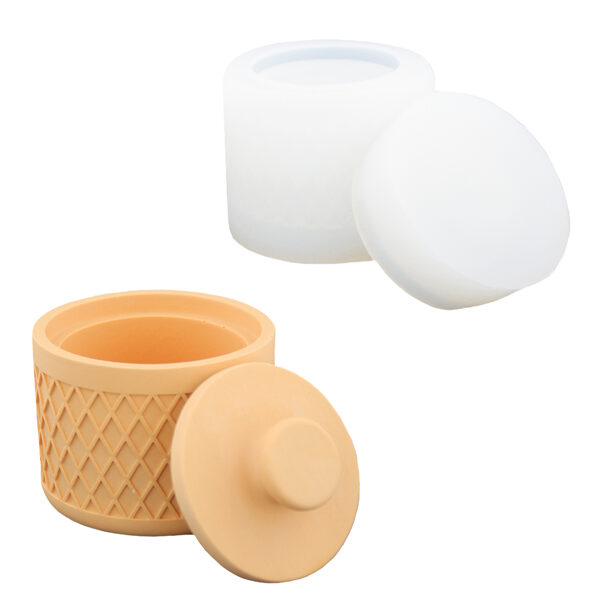 Silikona forma - Dekoratīvs trauks ar vāku